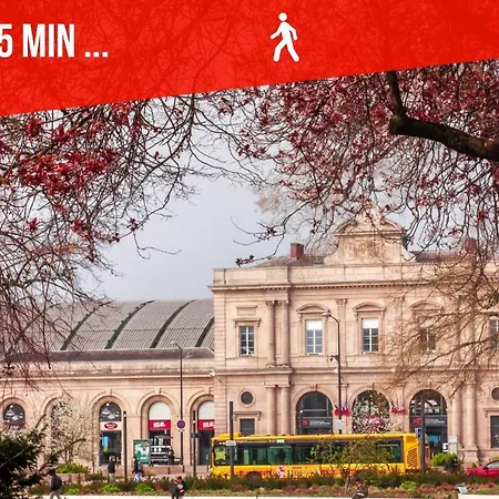 Апартаменты Explorereims - Magique Proche Gare Et Centre Реймс