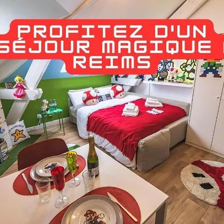 Explorereims - Magique Proche Gare Et Centre Διαμέρισμα
