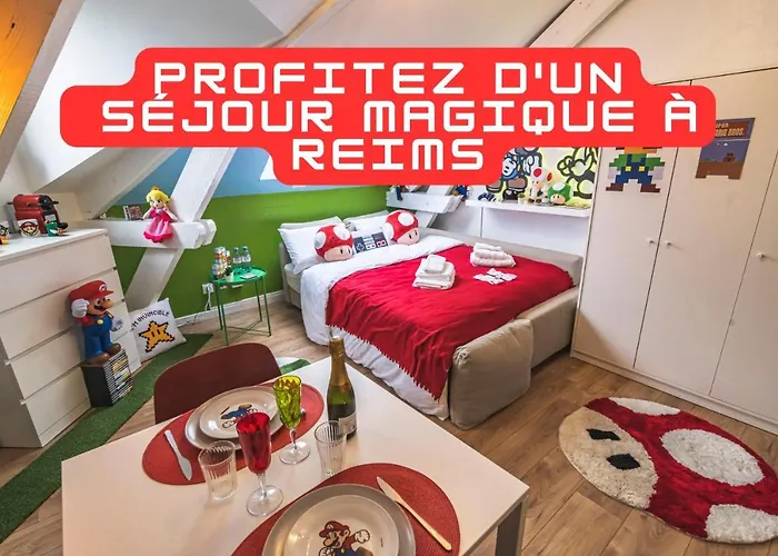 Апартаменты Explorereims - Magique Proche Gare Et Centre *